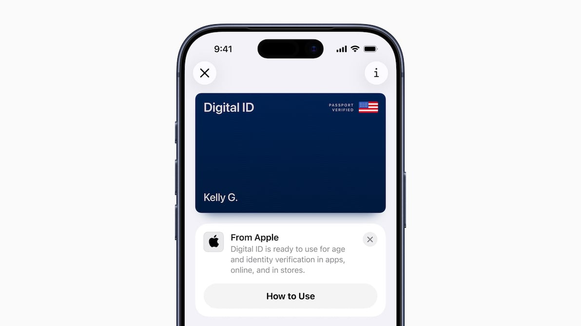 iPhone permitirá guardar el pasaporte de EE. UU. en Apple Wallet para usarlo en aeropuertos del país