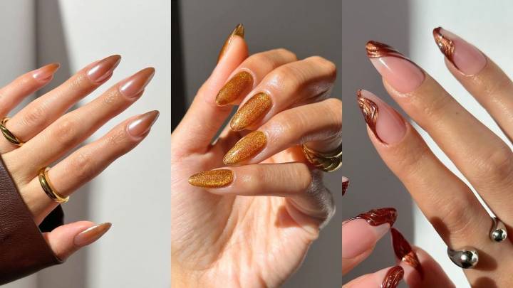 Uñas caramelo: 18 diseños en tendencia para llevar en invierno 2025