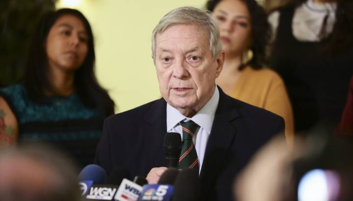 Sen. Dick Durbin facing backlash once again for joining GOP in measure to end government shutdown