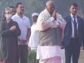 Congress leaders pay tribute to Former PM Indira Gandhi