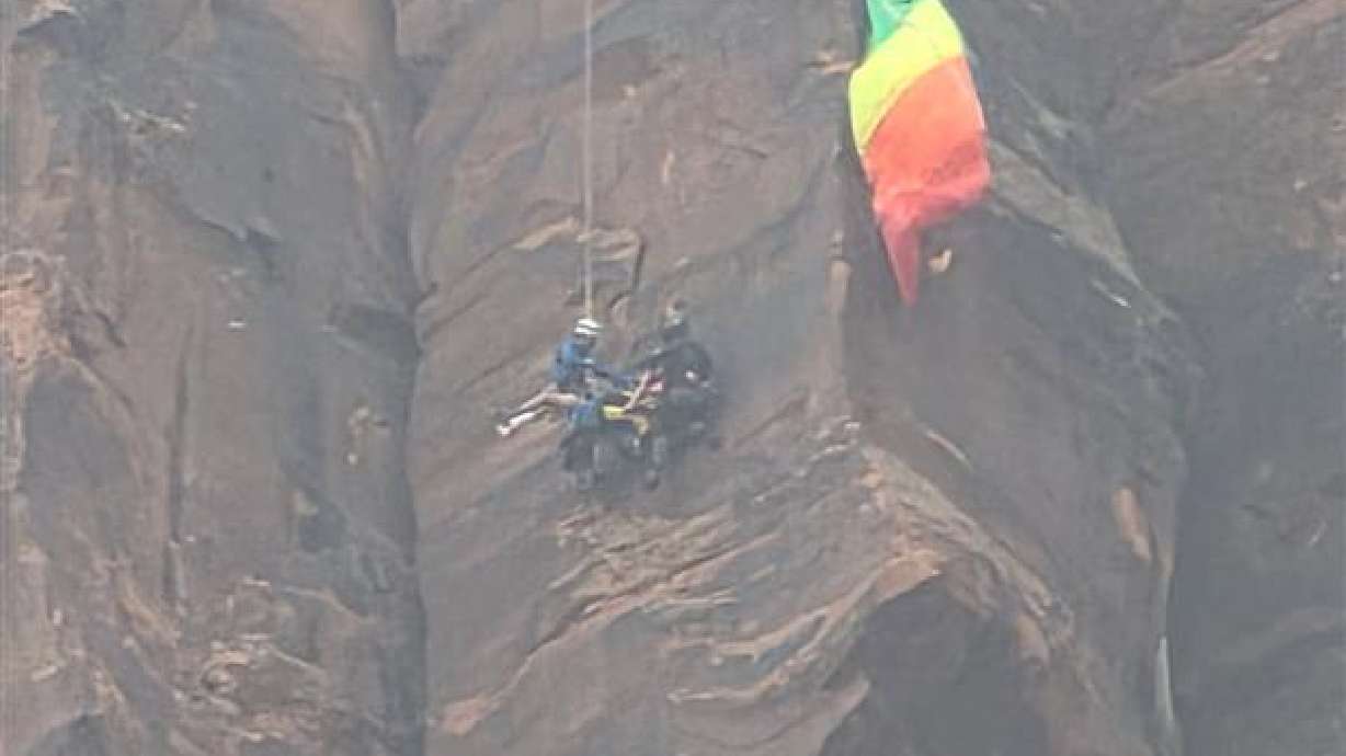 Search-and-rescue operation underway for Moab BASE jumper
