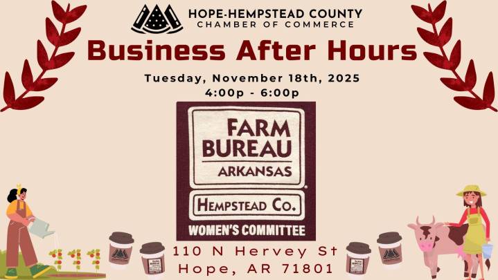 Business After Hours this afternoon