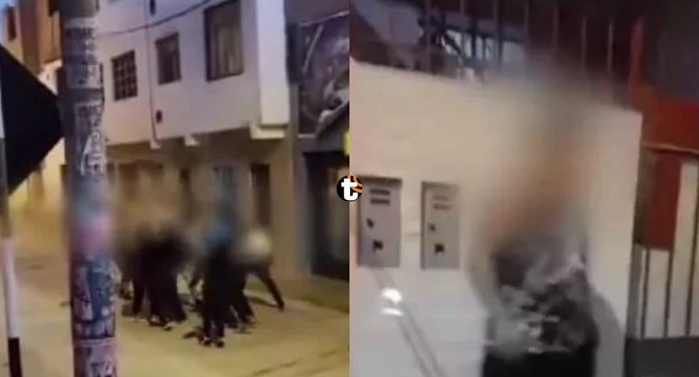 ¡Agresión salvaje en San Martín de Porres! Joven es acorralado y atacado a machetazos frente a colegio [VIDEO] Un grupo de presuntos pandilleros agredió brutalmente a un joven en plena salida escolar 