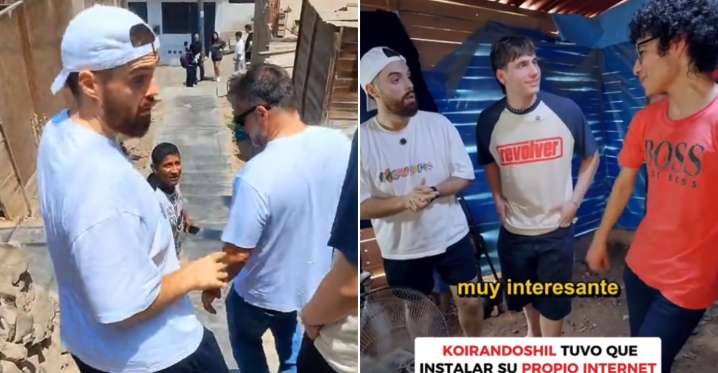Ibai Llanos llega a casa del streamer peruano Koirandoshil en Ventanilla y queda impresionado: "Subí 500 escaleras"