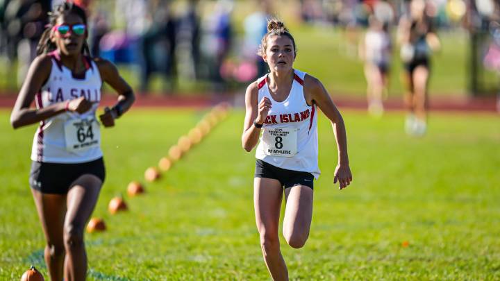 Block Island runner Keira Closter made history at cross country meet