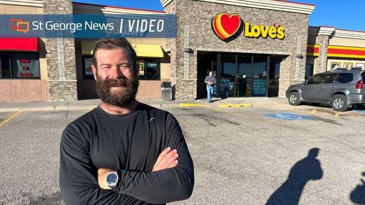 Texas man walks across Southern Utah during 2,500-mile trek for suicide prevention