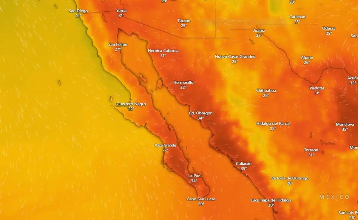 Clima en La Paz y Los Cabos viernes 7 de noviembre de 2025