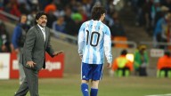 La imagen elegida por Messi para homenajear a Maradona en el quinto aniversario de su muerte