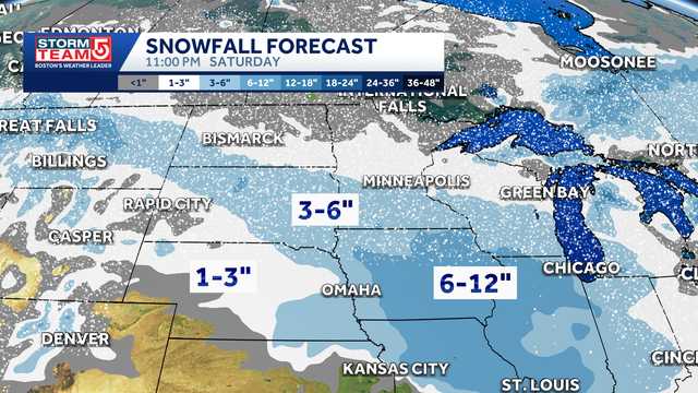 Winter storm to cause travel issues this weekend in Plains, then rain for southern New England