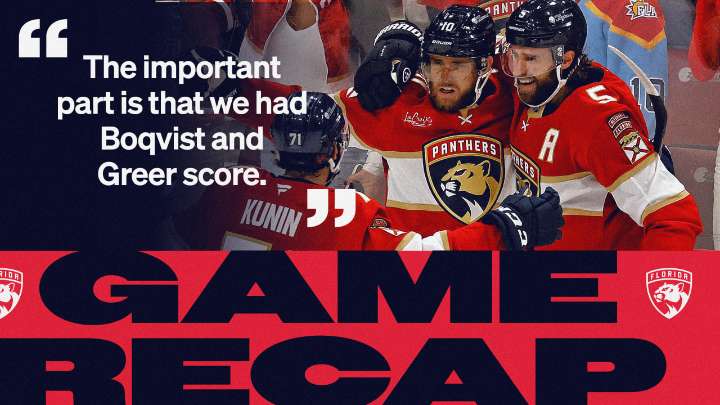 RECAP: Panthers 3, Blackhawks 2