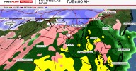 Storm will bring rain and snow to Maryland, impacting Tuesday morning's commute
