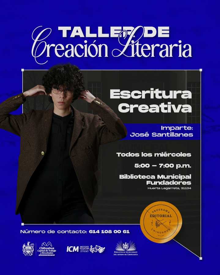 Invita Municipio al Taller de Creación Literaria “Escritura Creativa”