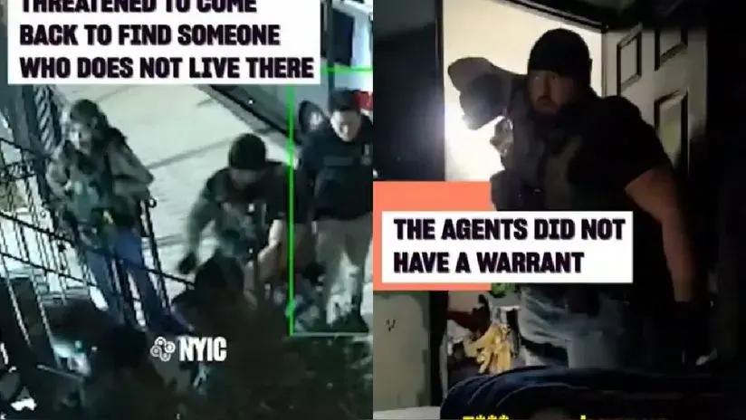"Es una agencia descontrolada": agentes del ICE irrumpen en departamento en Nueva York y apuntan con armas a madre y sus hijos [VIDEO]