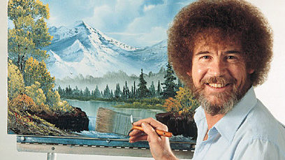 Mennonites Flock to Bob Ross Exhibit