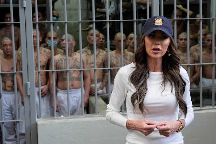 Using detainees and prisoners as photo props has a long history in American politics