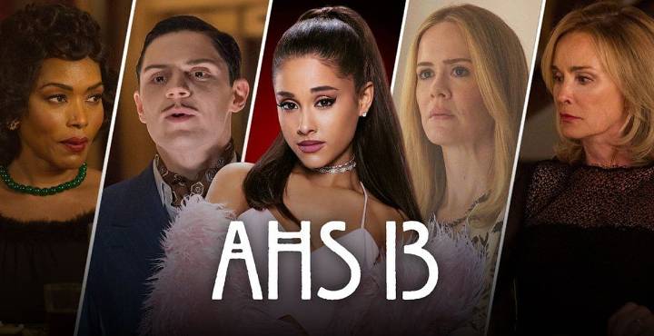 Sarah Paulson, Evan Peters y Ariana juntos en American Horror Story 13