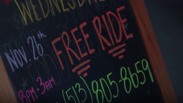 Butler County bar offers free rides as officers crack down on impaired driving