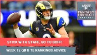 STICK with Matthew Stafford, GO Jared Goff, TRUST Mark Andrews: WEEK 12 fantasy football QB and TE RANKINGS