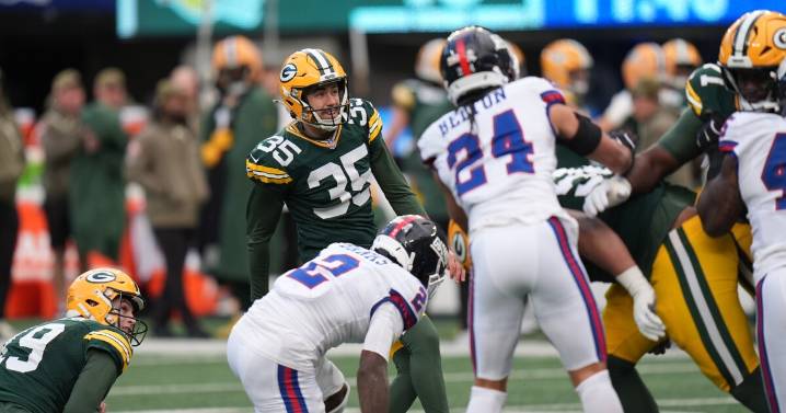 Packers release kicker Lucas Havrisik, who set a franchise record last month