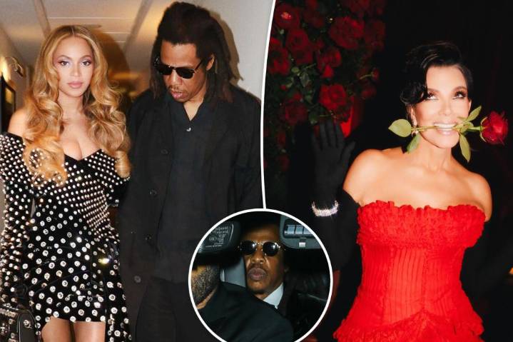 How Beyoncé and Jay-Z snuck into Kris Jenner's star-studded 70th birthday party
