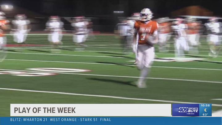 Orangefield High School's Kaysen Click makes the week 12 Play of the Week