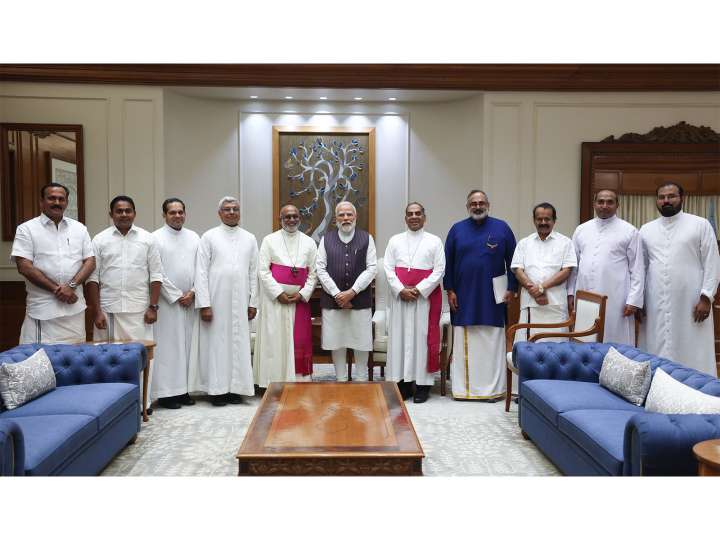 PM Modi meets head of Syro-Malabar Church