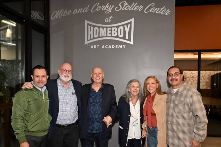 Music Center Named After Legendary Songwriter Mike Stoller & Wife Opens at Homeboy Art Academy