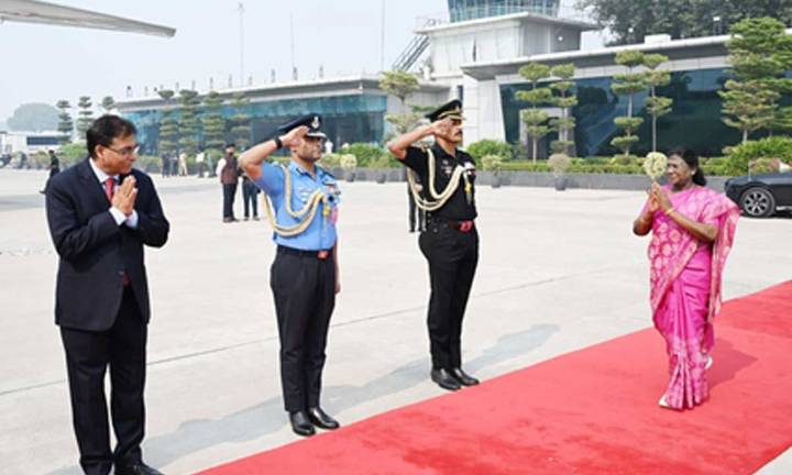 President Murmu departs on six day visit to Angola, Botswana