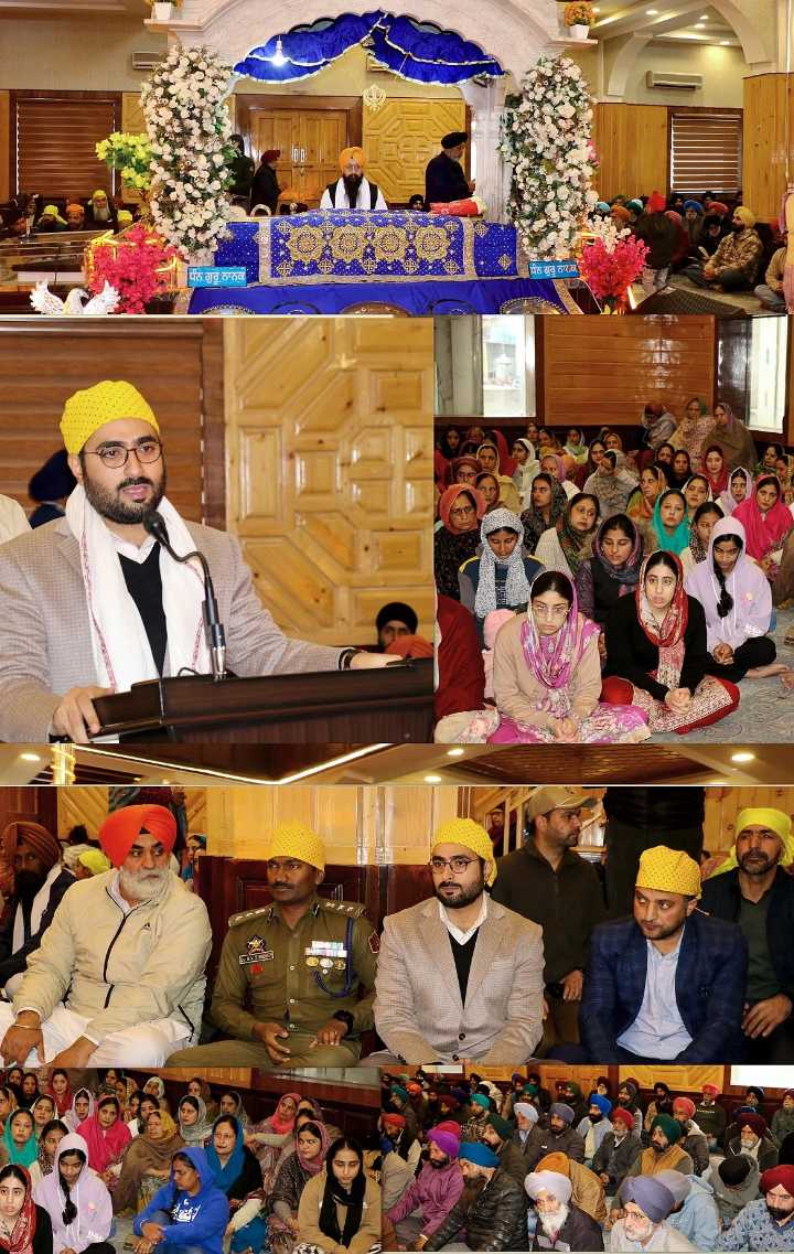 DC, SSP Srinagar visit Gurudwara Chhati Padshahi, extend greetings on Prakash Diwas of Guru Nanak Dev Ji