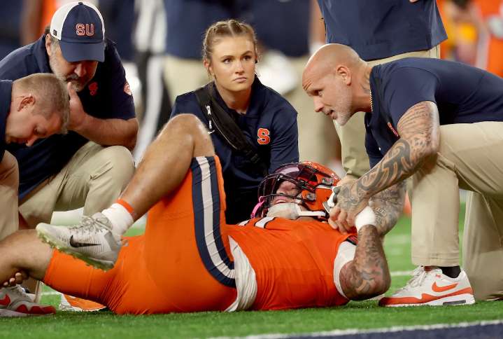 Syracuse football will be without one of its best offensive linemen against Miami