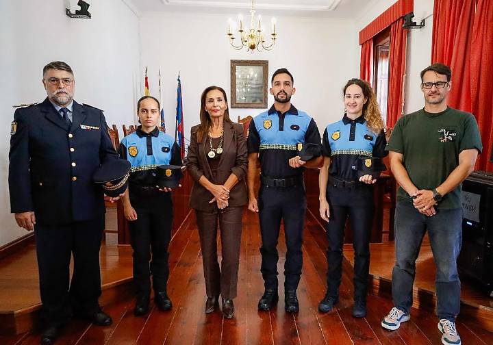 Agaete celebra la incorporación de tres nuevos agentes a la Policía Local