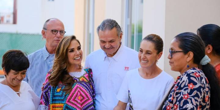 Claudia Sheinbaum promete que Tren Maya de carga reducirá el precio de la gasolina en el sur del país