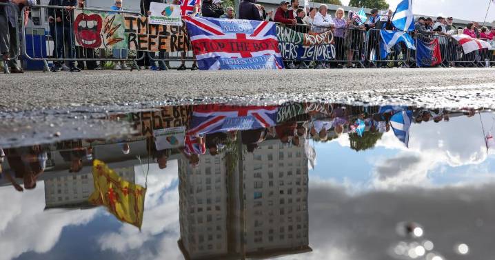 John Swinney brands asylum hotel protests as 'racist'