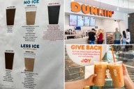 Dunkin' customers rage over allegations baristas are ordered not to fill cups to top: 'I’ve started going to McDonald’s for my iced coffees'