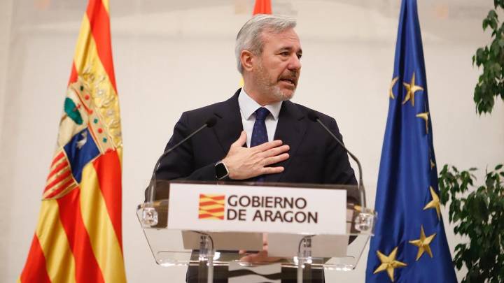 Azcón: "Si no hay presupuestos en Aragón tiene que haber elecciones"