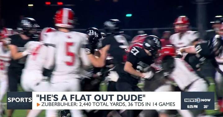 Zeke Zuberbuhler zips Darlington to state title game