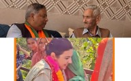 Sat Sharma , Devyani Rana campaign in Nagrota