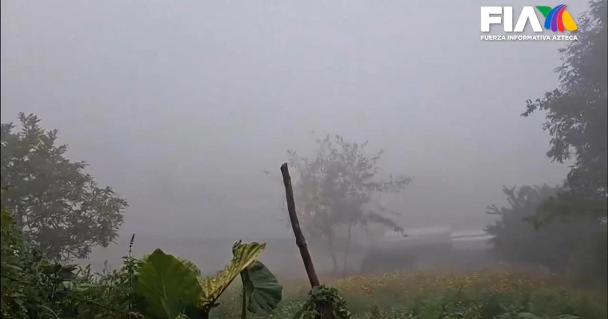 Frente frío número azota Hidalgo: niebla, bajas temperaturas y suspensión de clases