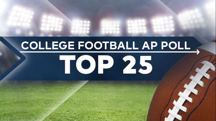 AP Top 25 College Football Poll: Oklahoma and Texas move up 7 spots