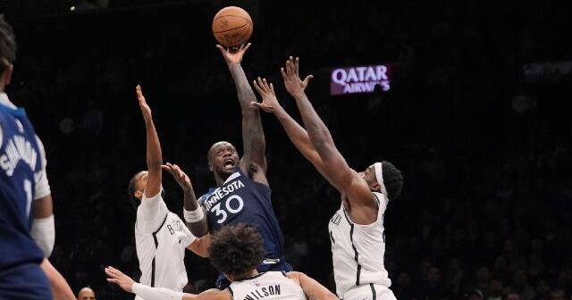 Julius Randle has a triple-double to lead the Timberwolves past the winless Nets