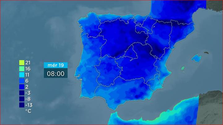 Tarde de nubes e mínimas que se van rexistrar ao final do día