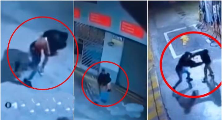 Ica: amenaza con arma de juguete y trabajador de grifo lo agarra a puñetazos