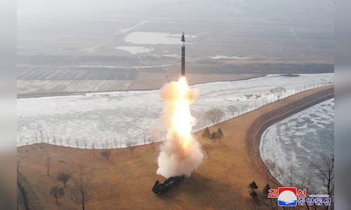 North Korea fires ballistic missile as Trump renews push for talks with Kim