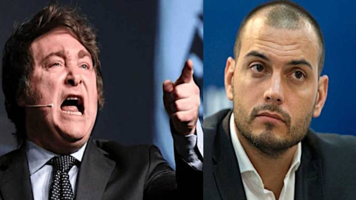 Javier Milei tildó de "chorro" a un economista que propuso impuestos al efectivo para combatir la evasión tributaria