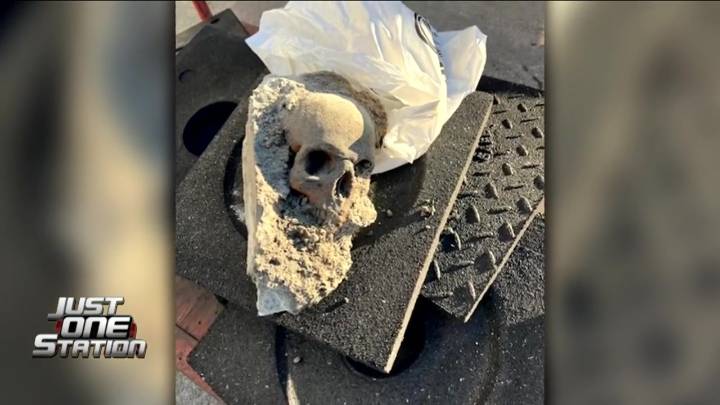 JUST ONE STATION: Apparent human skull unearthed in Boston’s Seaport