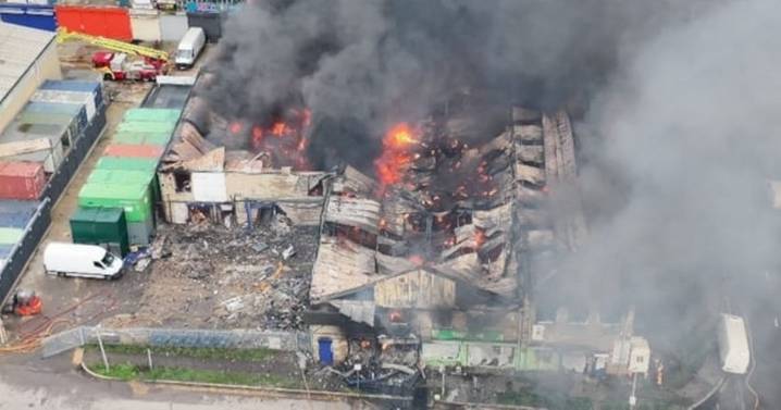 Southall warehouse fire declared major incident as fireworks and cylinders explode