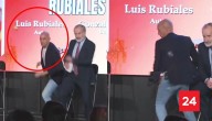 Atacan a Luis Rubiales durante la presentación de su libro