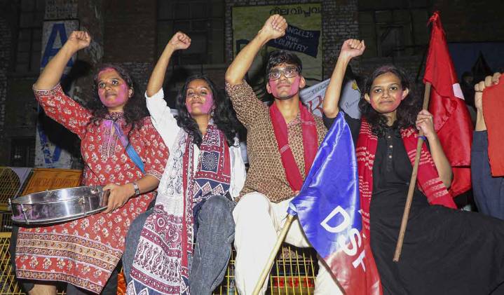 Left Unity sweeps JNUSU elections, retains campus stronghold