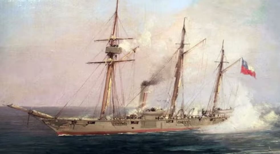 Congreso de Perú busca reflotar la histórica Covadonga chilena tras más de 140 años bajo el mar