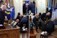 Pharma exec collapses near Trump at White House obesity